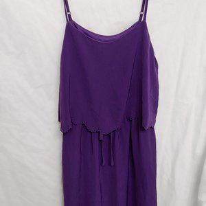 The Impeccable Pig Violet Pop-Over Dress